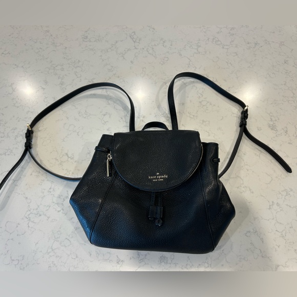 Kate Spade Flip Backpack - Black - Picture 2 of 15